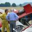 Galeria foto: Wypadek Wilgi na leszczyskim lotnisku