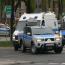Galeria foto: Policyjna eskorta kibicw lska Wrocaw w Lubinie