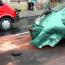 Galeria foto: Czoowe zderzenie na ul. Sikorskiego w Gogowie