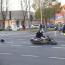Galeria foto: Wypadek motocyklistki w centrum Lubina